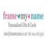 Frame My Name Promo Codes